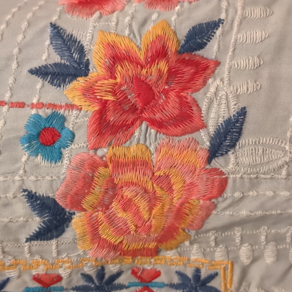 Simple - Embroidery Tunic Blouse - image 4